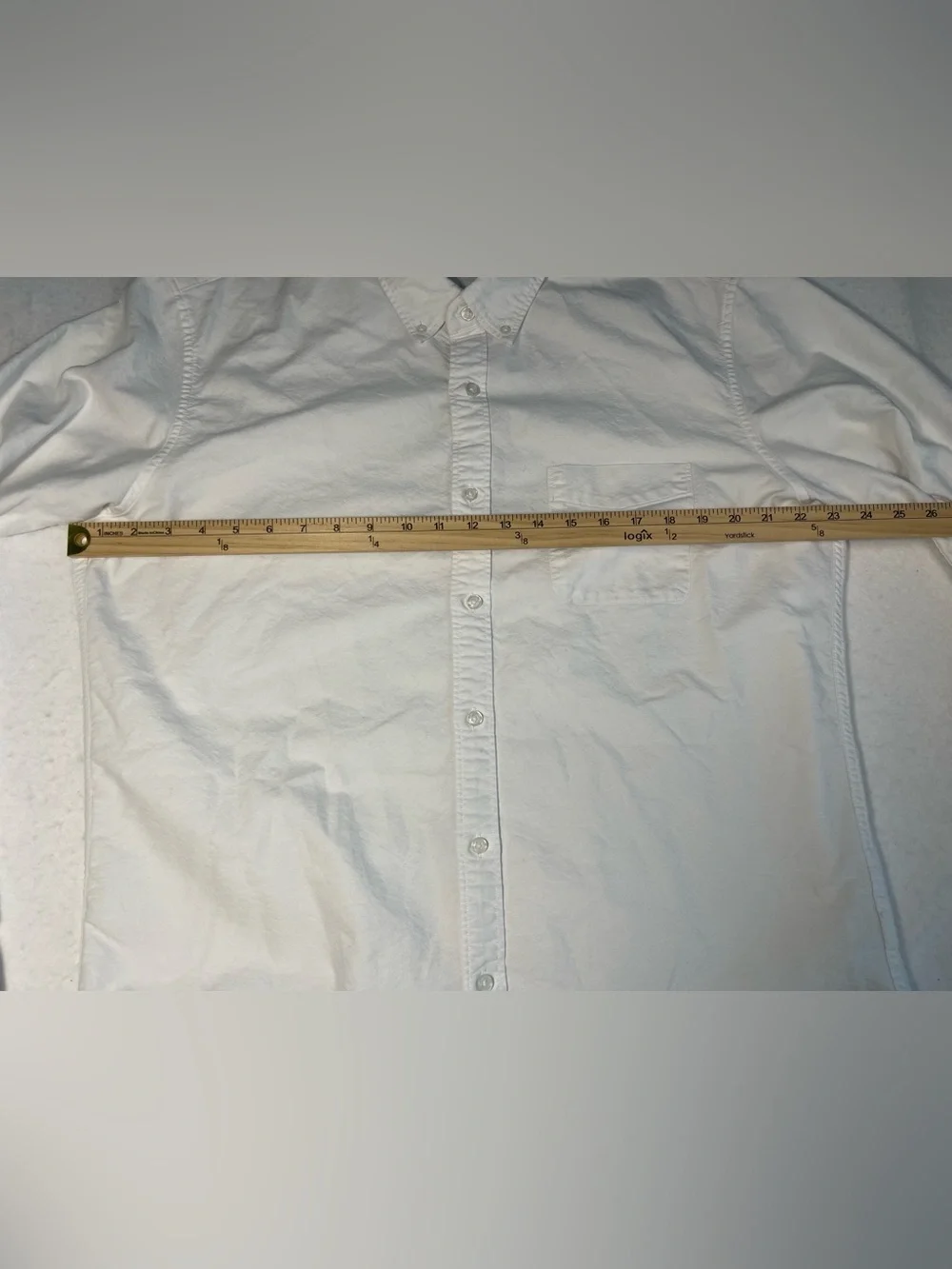 J.Crew Flex Oxford White Slim Fit Button Down Shirt Men’s XL